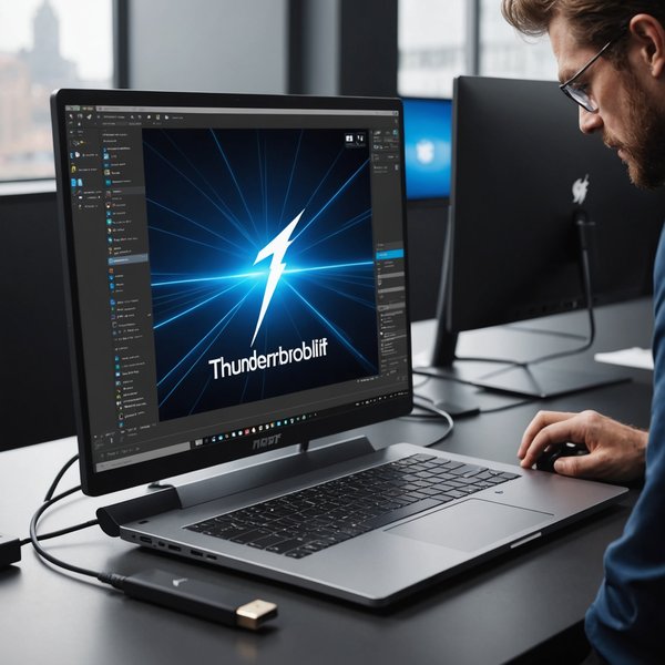 Quels sont les avantages de l'utilisation de la technologie Thunderbolt 4 pour les stations de travail mobiles?